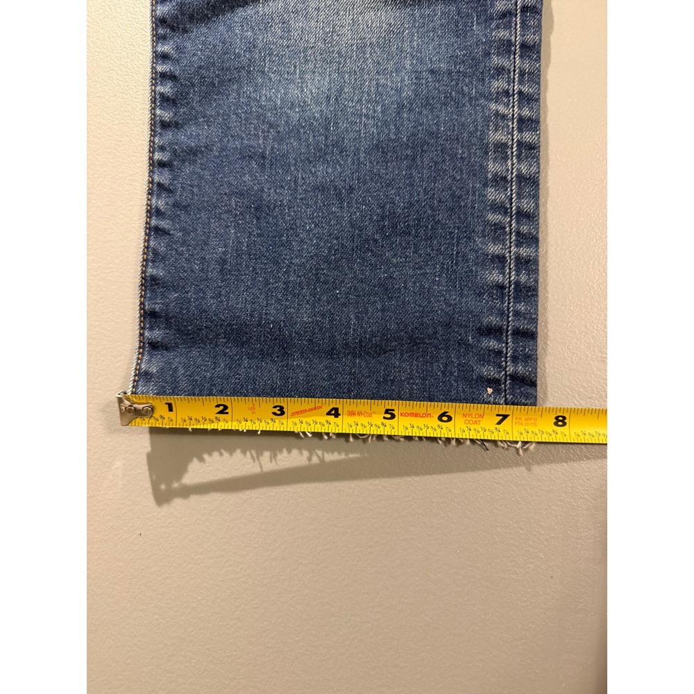 Levi's Made In Japan SAMPLE Jeans Men 32x25 Rare Cropped Denim Fade Red Tab - Picture 10 of 10
